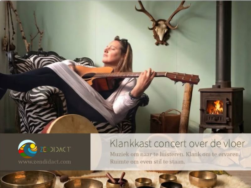 Klankkast concert over de vloer